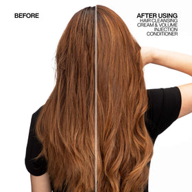 Redken detox pump and cap detail for easy salon dispensing and control
