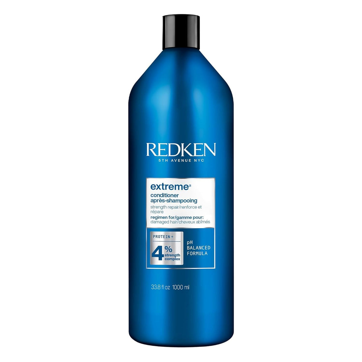 Redken Extreme Conditioner front packaging showing bottle and size for easy identification and full-size value