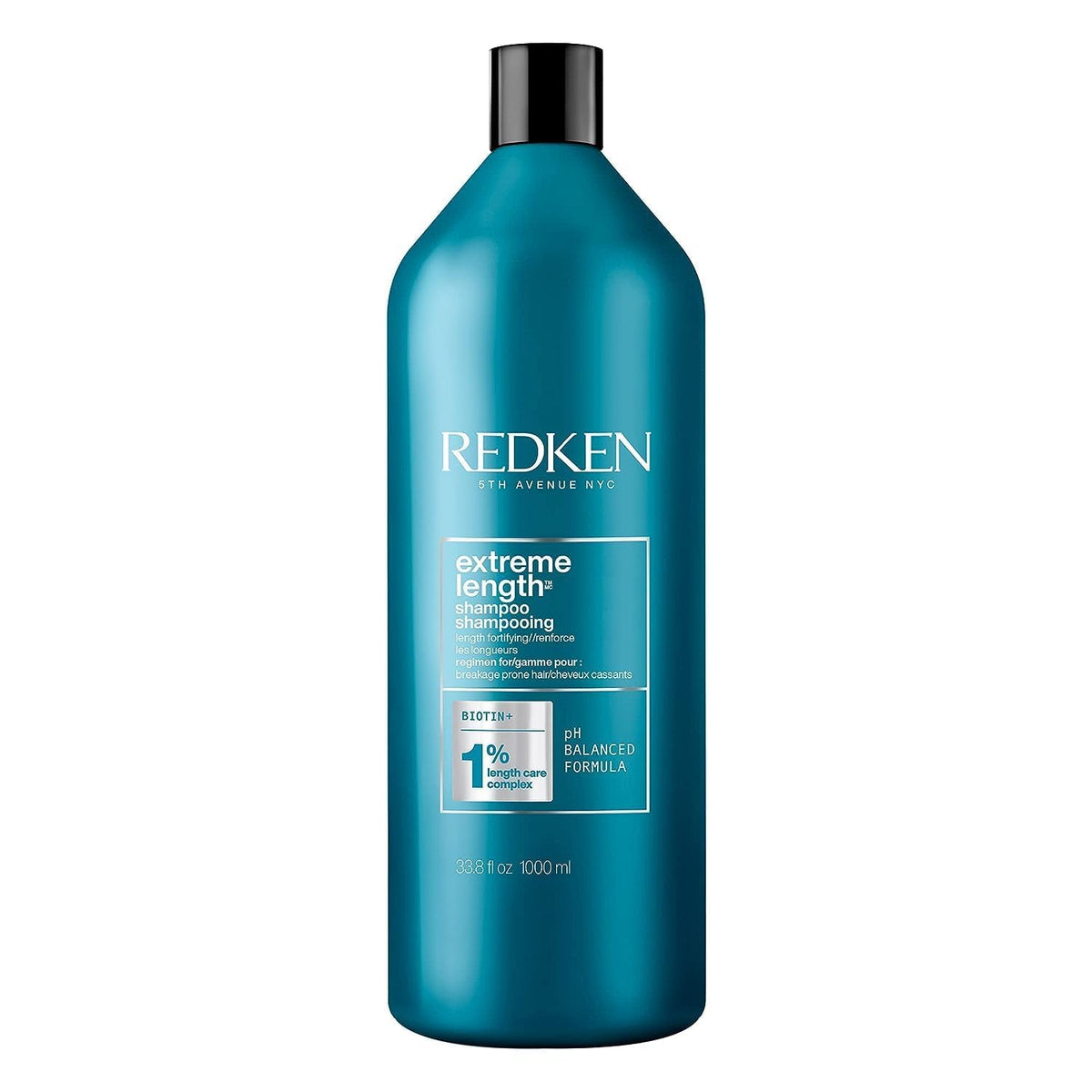 Redken bottle front view showing label and large-size convenience