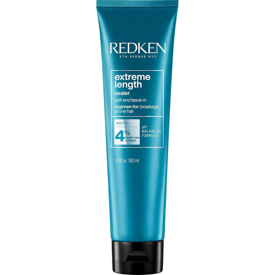 Redken product front packaging showing branding and treatment benefit