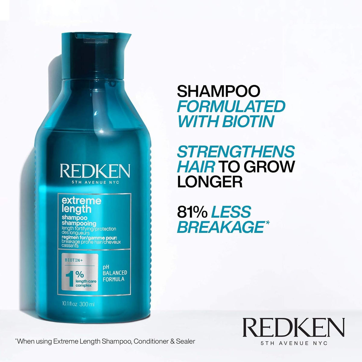 Redken shampoo lather texture illustrating gentle cleansing action