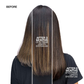 Redken label detail and pump cap close-up highlighting ingredient callouts