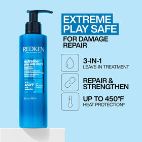 Redken spray nozzle dispensing mist, demonstrating even heat protection coverage benefit