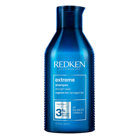 Redken Extreme Shampoo front packaging showing product and benefits