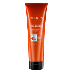Redken Frizz Dismiss mask jar front view showing brand and smoothing benefit