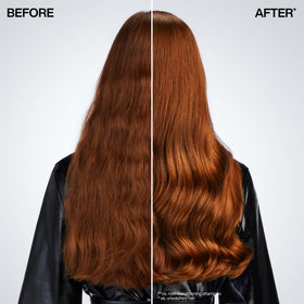 Redken close-up of cream-to-gloss texture showing smooth transformative finish