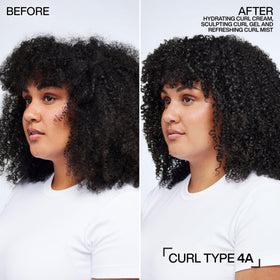 Redken cream texture on hand showing lightweight hydration
