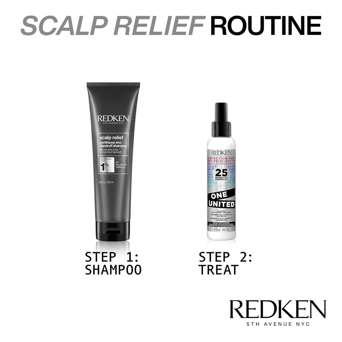 Redken in-shower lather demonstrating gentle cleansing and foaming