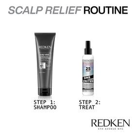 Redken in-shower lather demonstrating gentle cleansing and foaming
