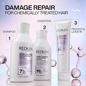 Redken on bathroom shelf lifestyle shot conveying salon-quality home care