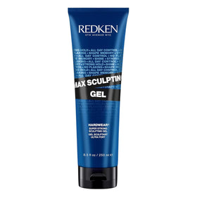 Redken Max Sculpting Gel front bottle showing label and professional hold benefits