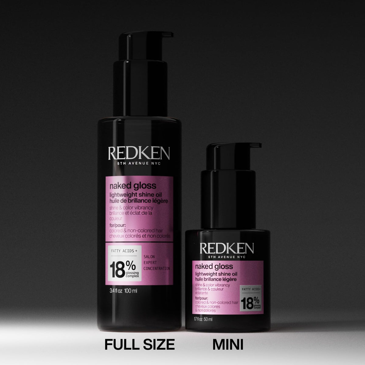 Redken being applied by stylist to mid-lengths and ends for smoother styling