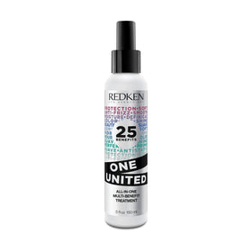 Redken One United front bottle showing label and size for quick identification and convenience