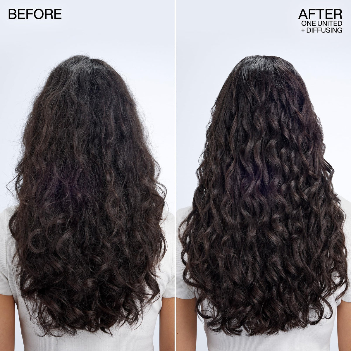 Redken One United ingredient bottle closeup highlighting conditioning and protection