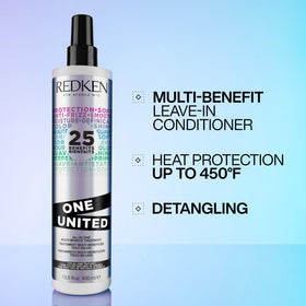 Redken One United spray nozzle detail demonstrating easy application and control