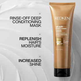 Redken open jar revealing creamy texture that indicates rich hydration benefits