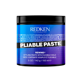Redken pliable paste front packaging showing product and label for styling guidance