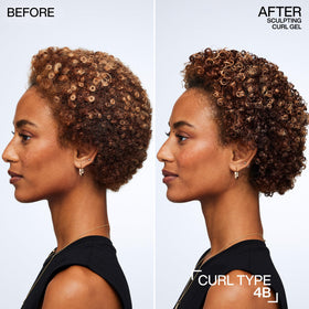 Redken gel texture closeup demonstrating lightweight, nonsticky formula