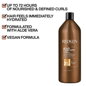 Redken shampoo being dispensed foam demonstrating gentle cleanse benefit