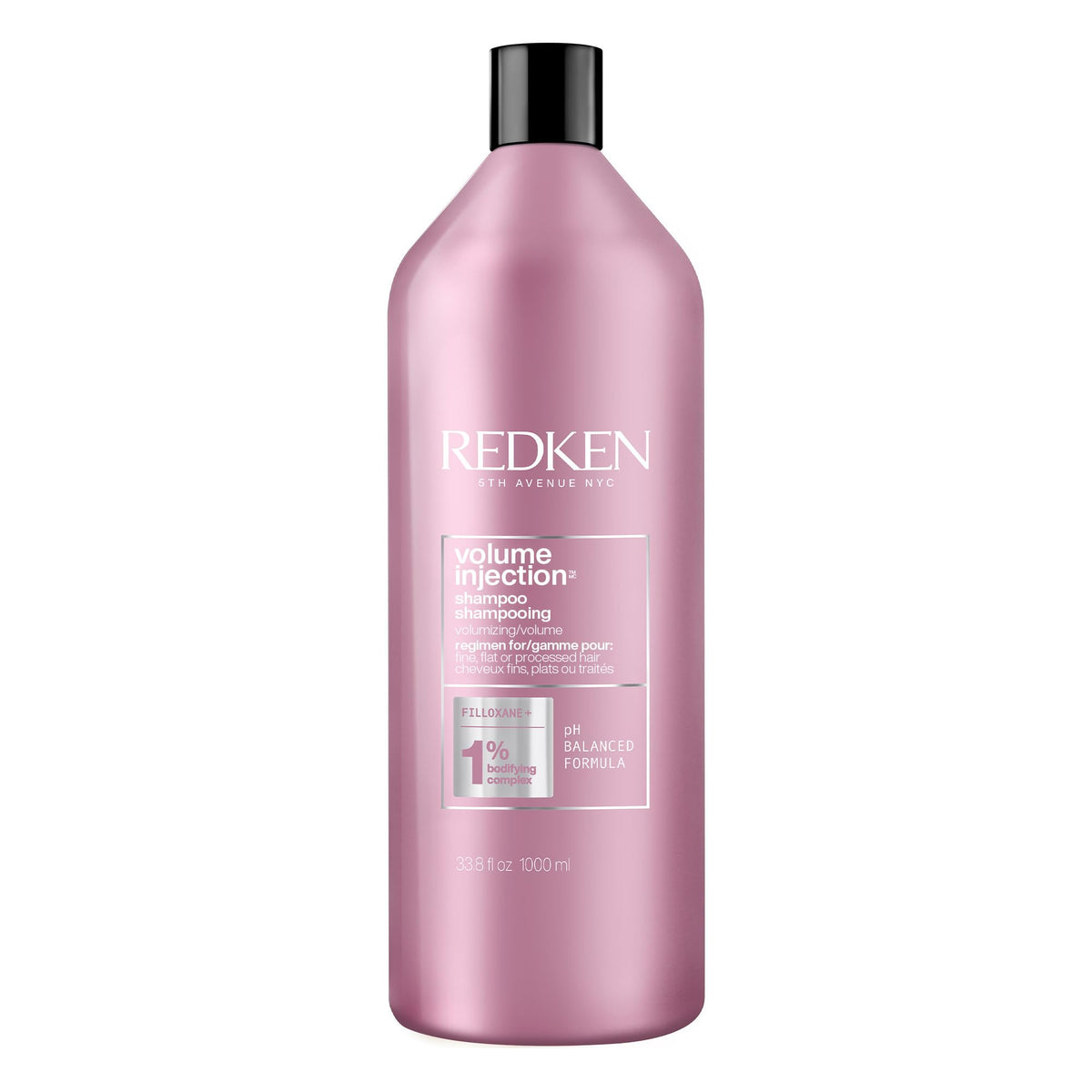 Redken front bottle showing product and immediate root lift benefit