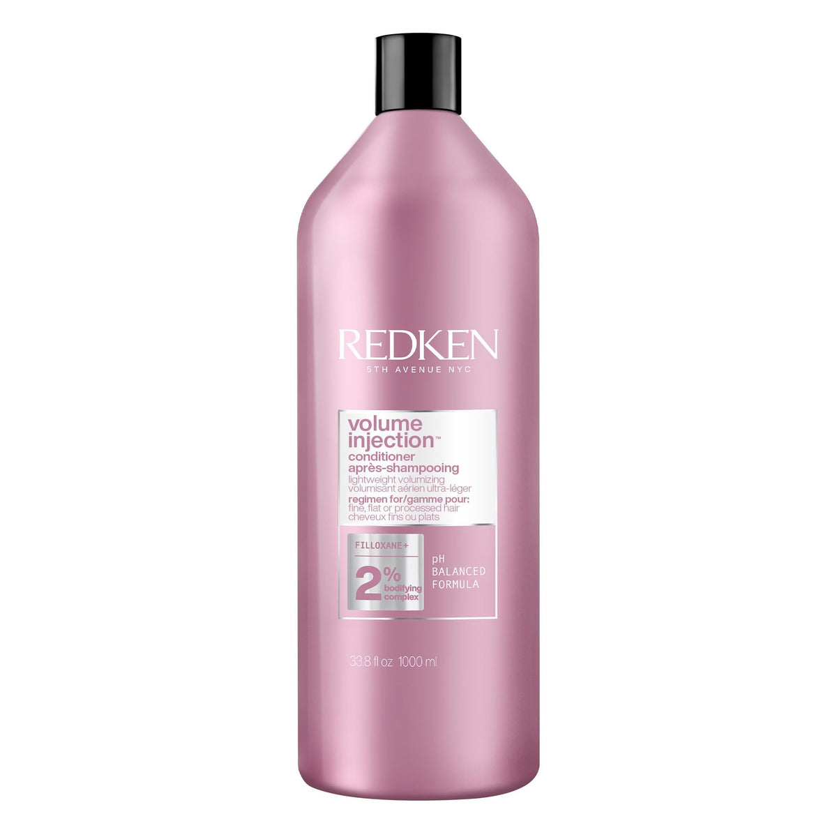 Redken Volume Injection front packaging showing label and size for professional use