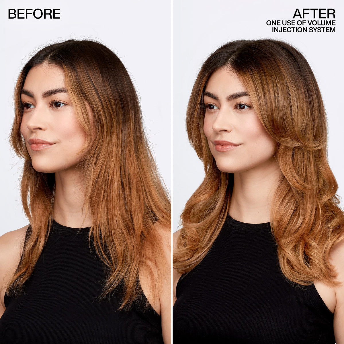 Redken Volume Injection creamy texture closeup showing lightweight consistency and absorption