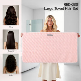 REDKISS microfiber close-up texture highlighting soft absorbent surface