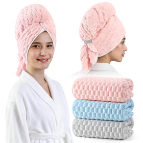 REDKISS three-pack towels front view showing large coverage and convenience