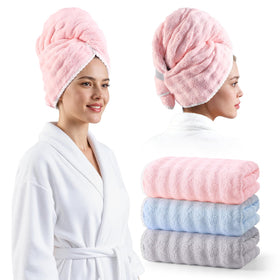 REDKISS front packaging showing three towel wraps and color variety