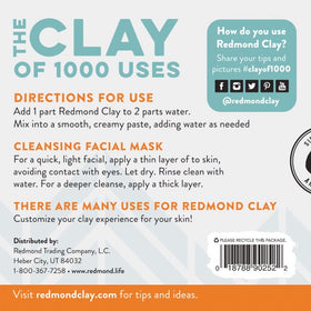 Dry spoon measuring Redmond clay, non-metal utensil shown for best performance