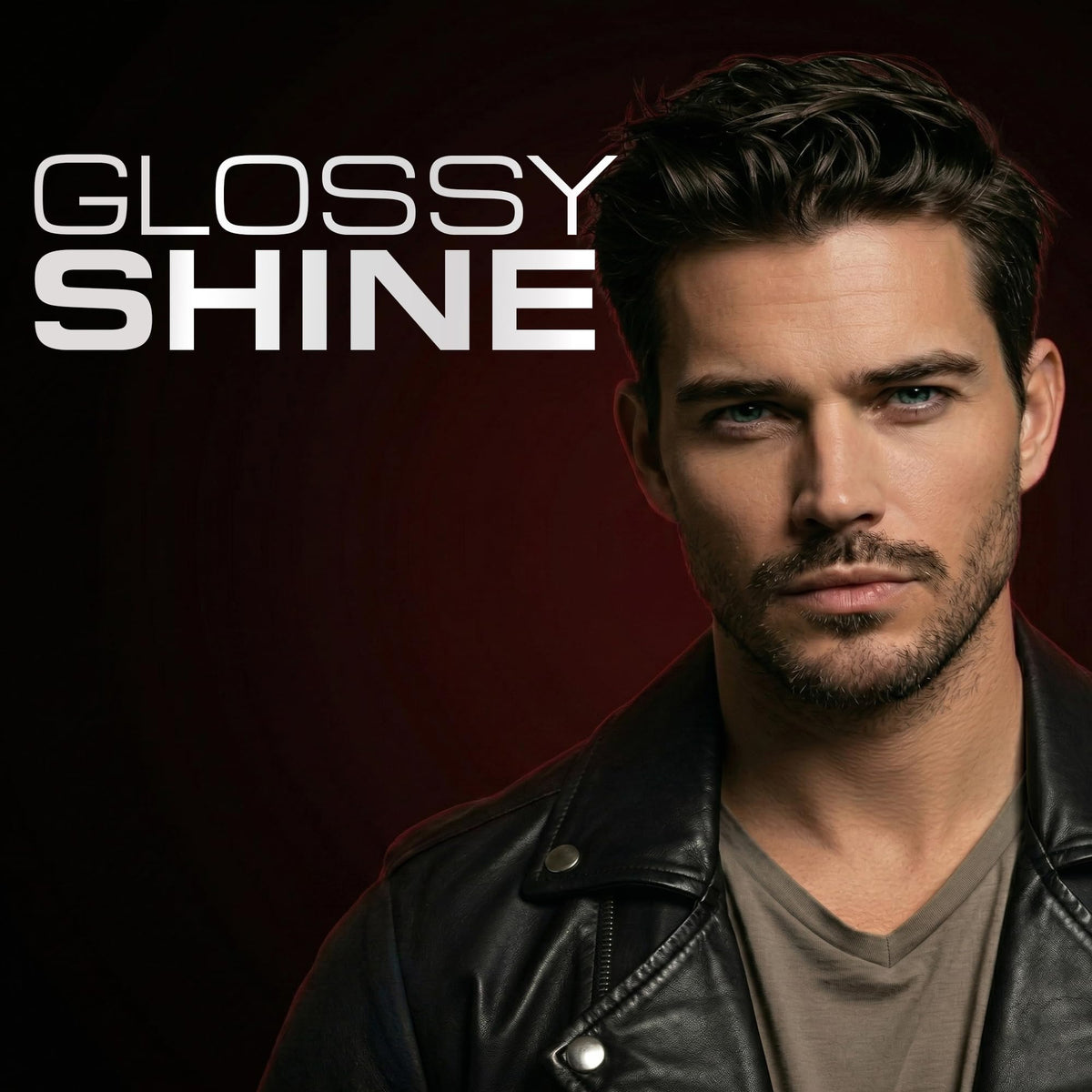 Redone styled slick-back hair showcasing strong hold and glossy finish