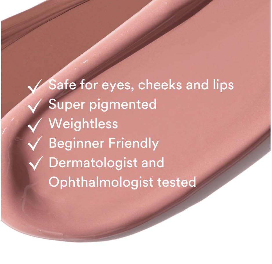 RED WORLD on eyelid showcasing smooth matte color and long-lasting wear