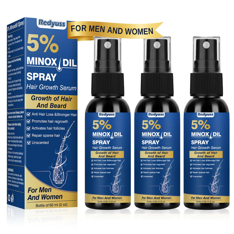 Redyuss front packaging three bottles showing product and label for easy identification and confidence