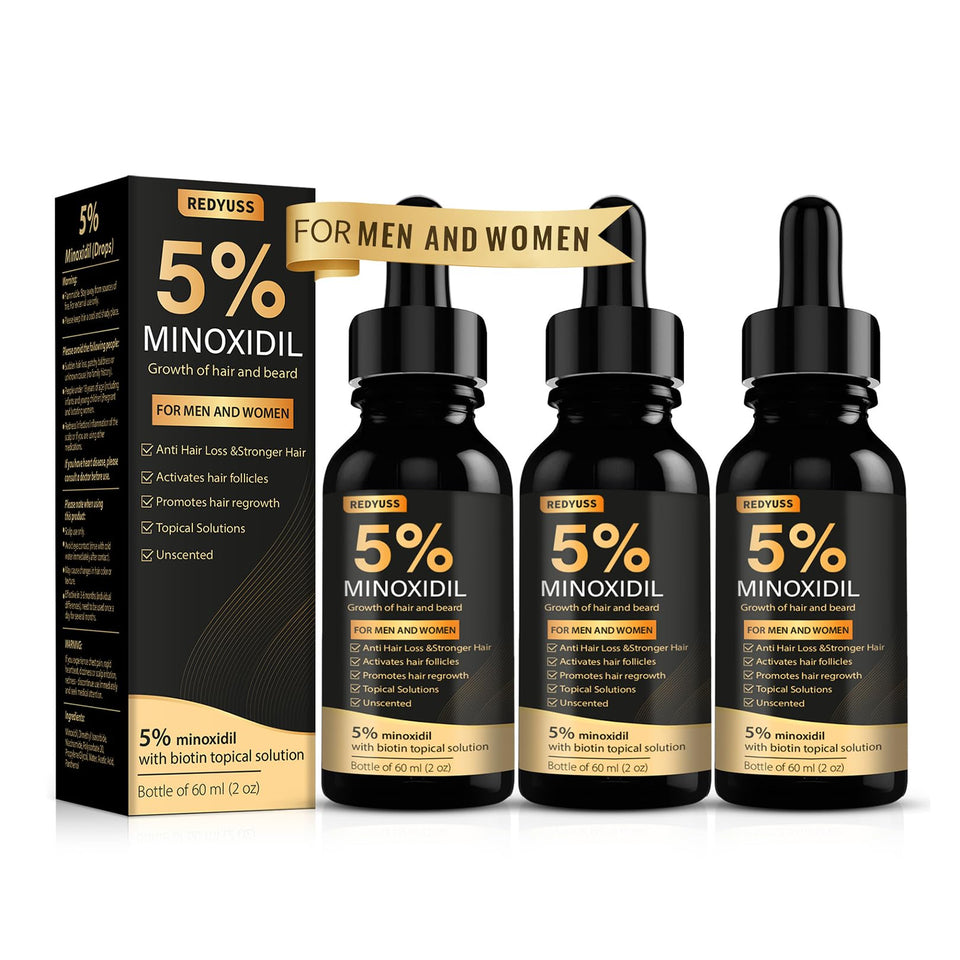 Redyuss front packaging three bottles showing product bundle and clarity benefit