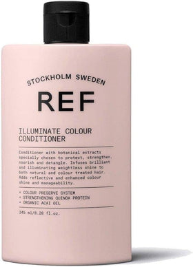 REF Illuminate cap and label detail highlighting easy-dispense benefit