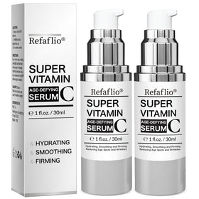 Refaflio front packaging showing 60ml bottle and clear benefits