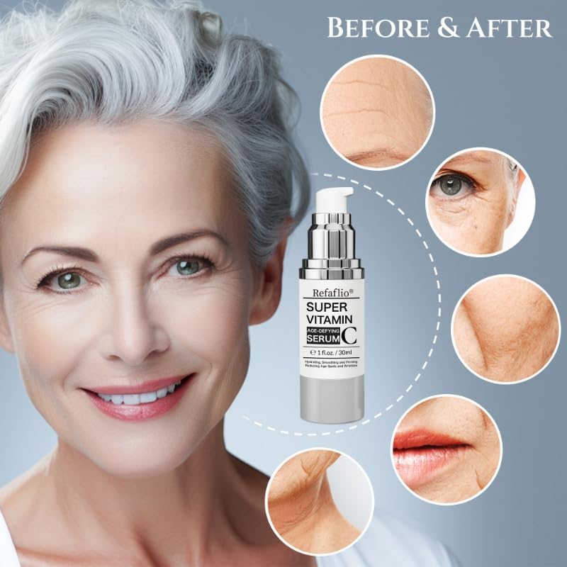 Refaflio serum texture drop on fingertip showing lightweight absorbent formula