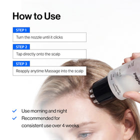 Refilled bottle on bathroom shelf in lifestyle setting for daily routine