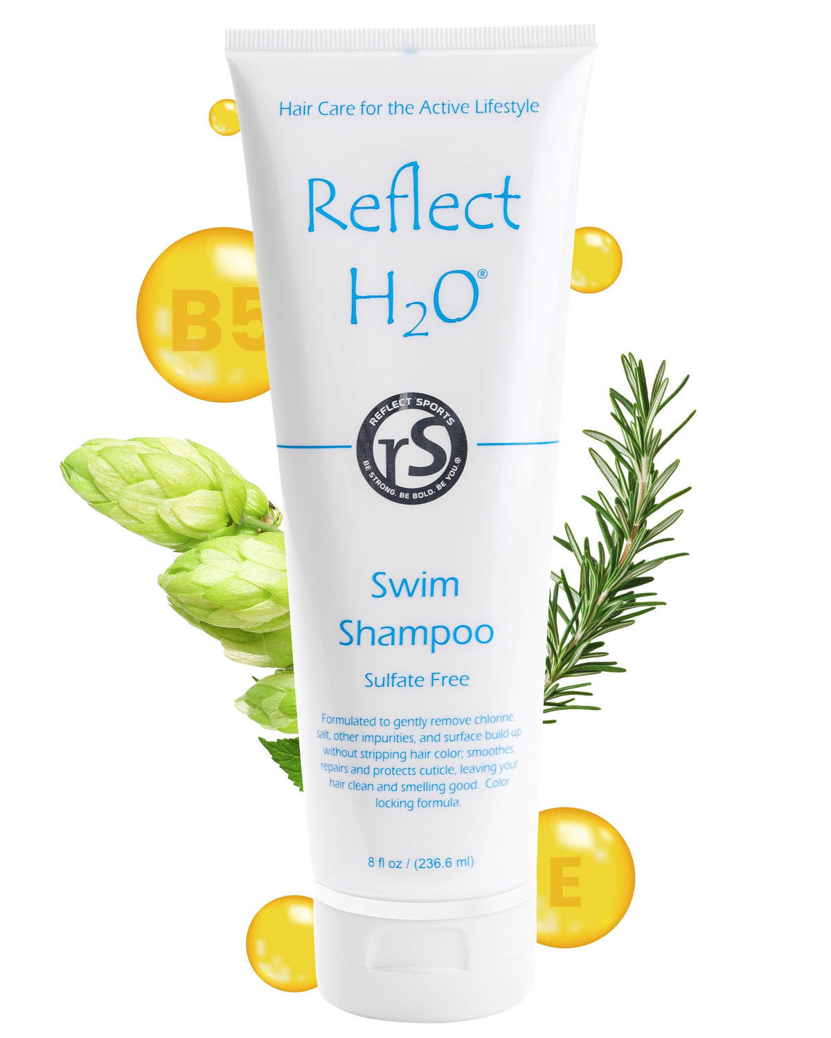 Reflect Sports front packaging showing 8oz bottle and clear branding benefit: easy identification