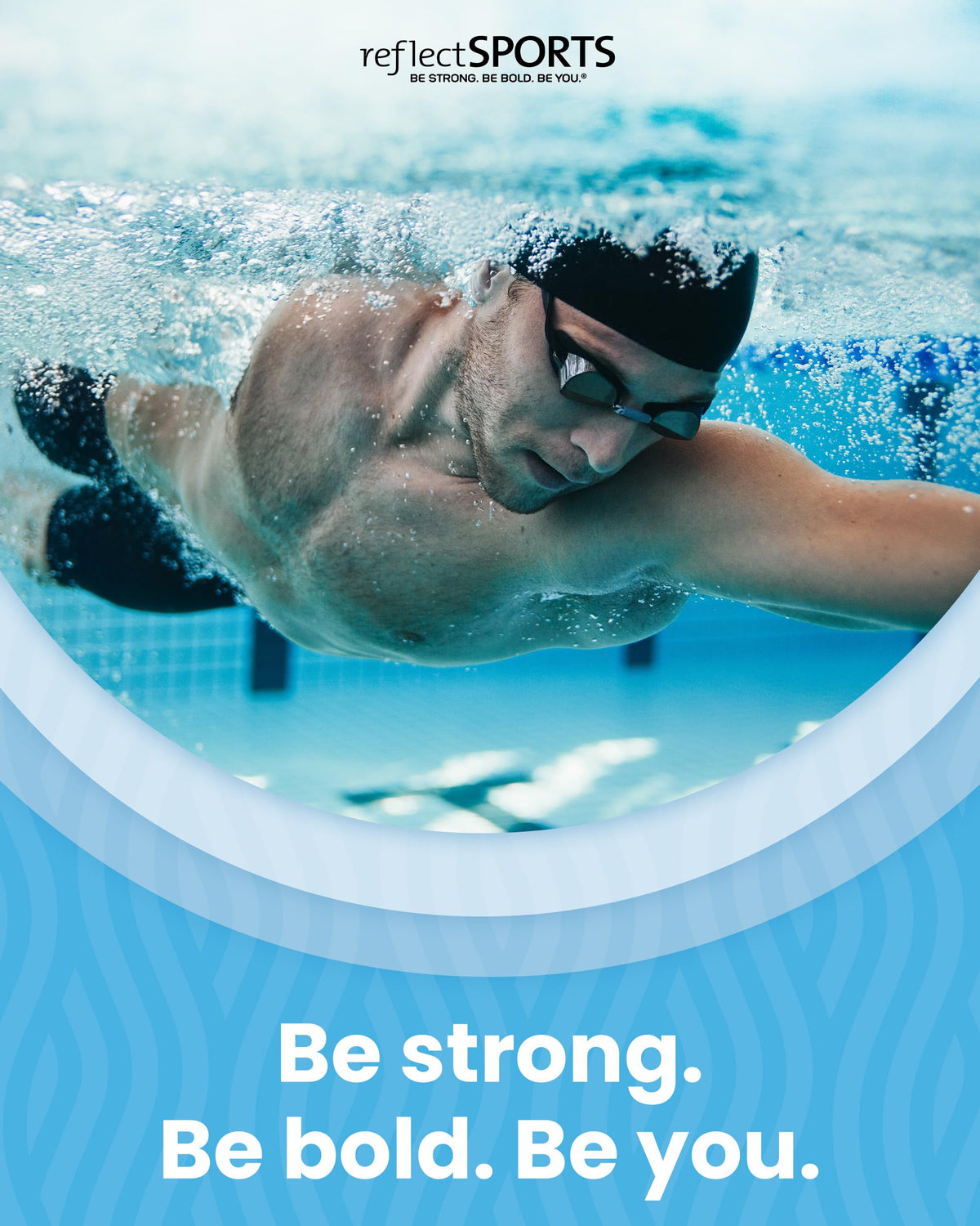 Reflect Sports travel and poolside kit with shampoo showing vacation-ready protection