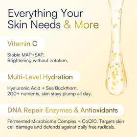 REGELICA essence applied on skin illustrating quick absorption benefit