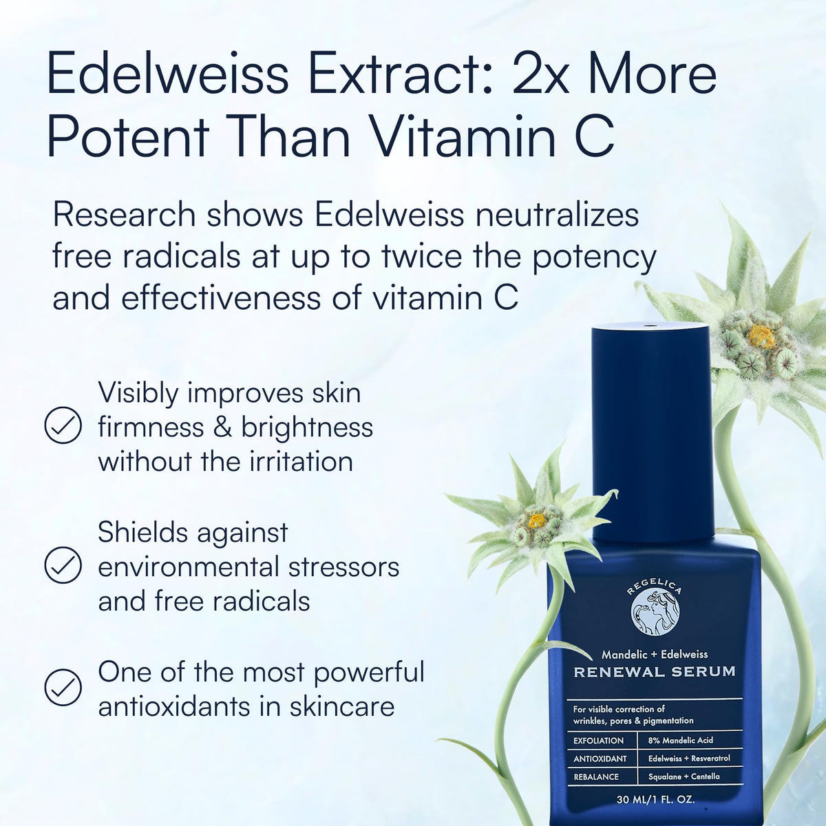 REGELICA on bathroom counter during night routine showing streamlined skincare benefit