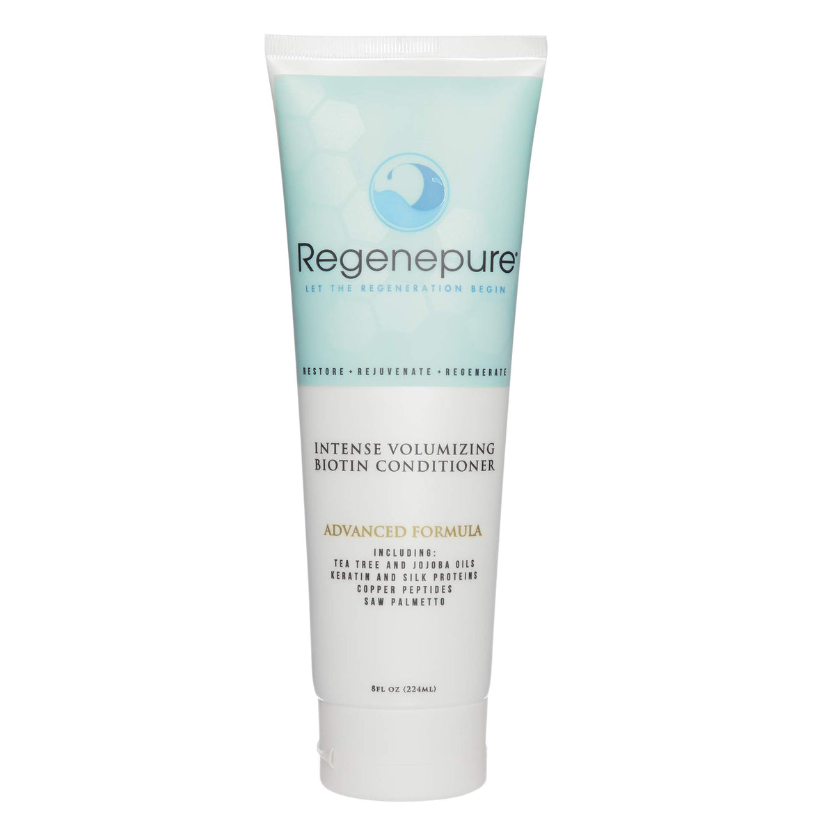 REGENEPURE front packaging showing product and benefit of volumizing