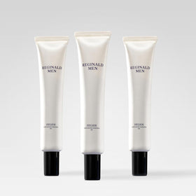 Reginald Men front packaging of Helios SPF 50+ showing value pack