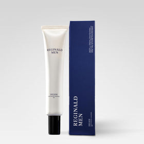 Reginald Men close-up of Helios tube texture for fast absorption benefit