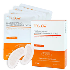 ReGlow front packaging showing box and single patch for confident purchase