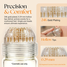 ReGlow size comparison in hand showing compact travel-friendly benefit