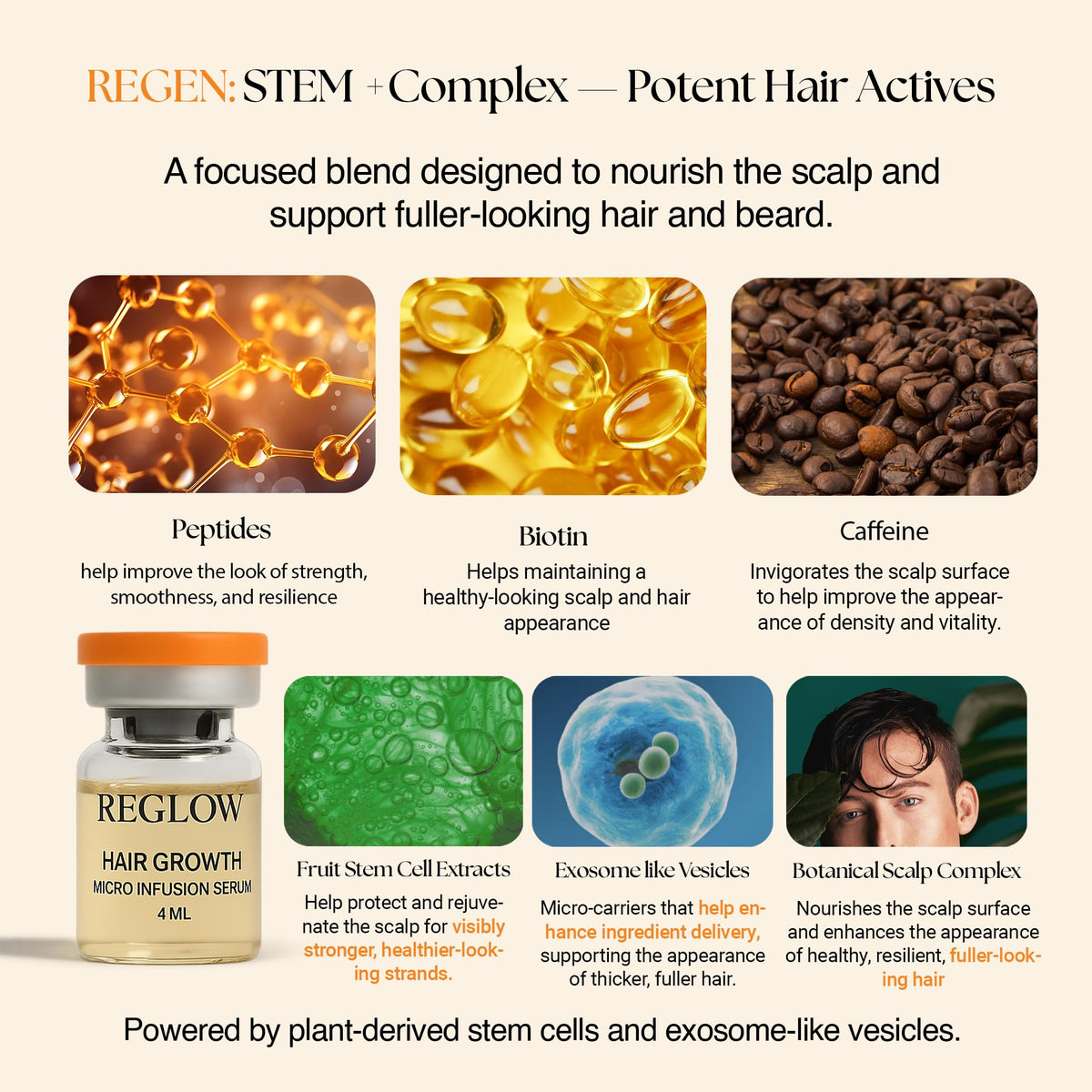 ReGlow serum texture on pipette showcasing concentrated formulation