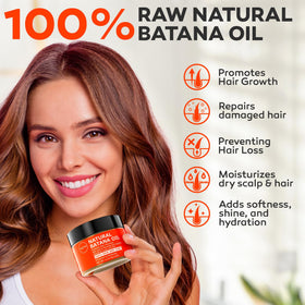 REGRIVA Batana Oil texture close-up in jar highlighting rich, nourishing oil
