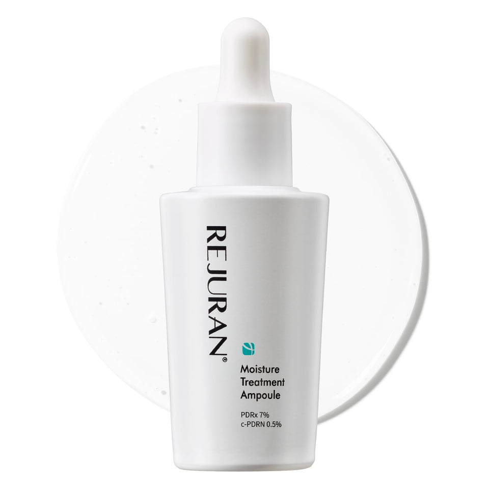 REJURAN ampoule front packaging showing bottle and label for hydration benefits